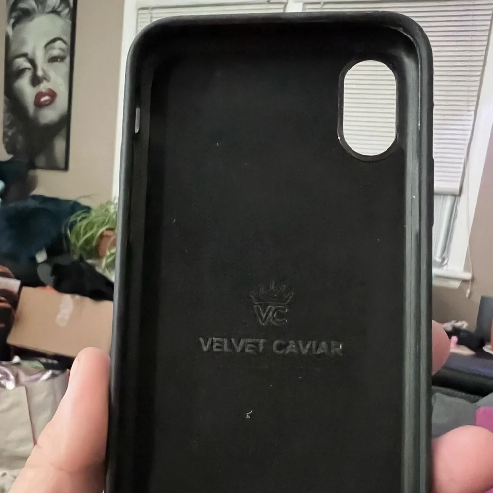 𝅺HOLO Black Marble iPhone Case iPhone XS.